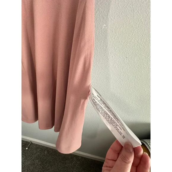 NWT Dress the Population Catalina Fit & Flare Cocktail Midi Dress Size S Blush - Picture 8 of 16